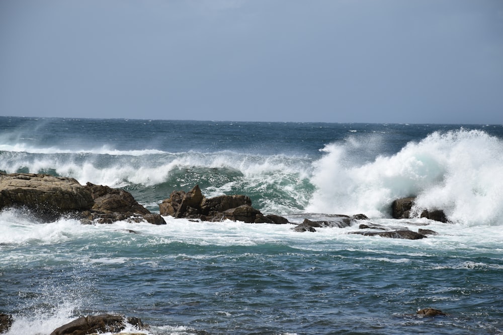 crashing waves