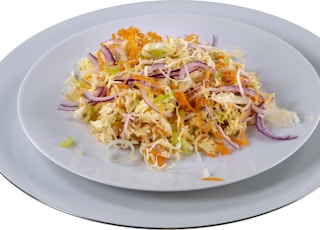 vegetable salad on plate