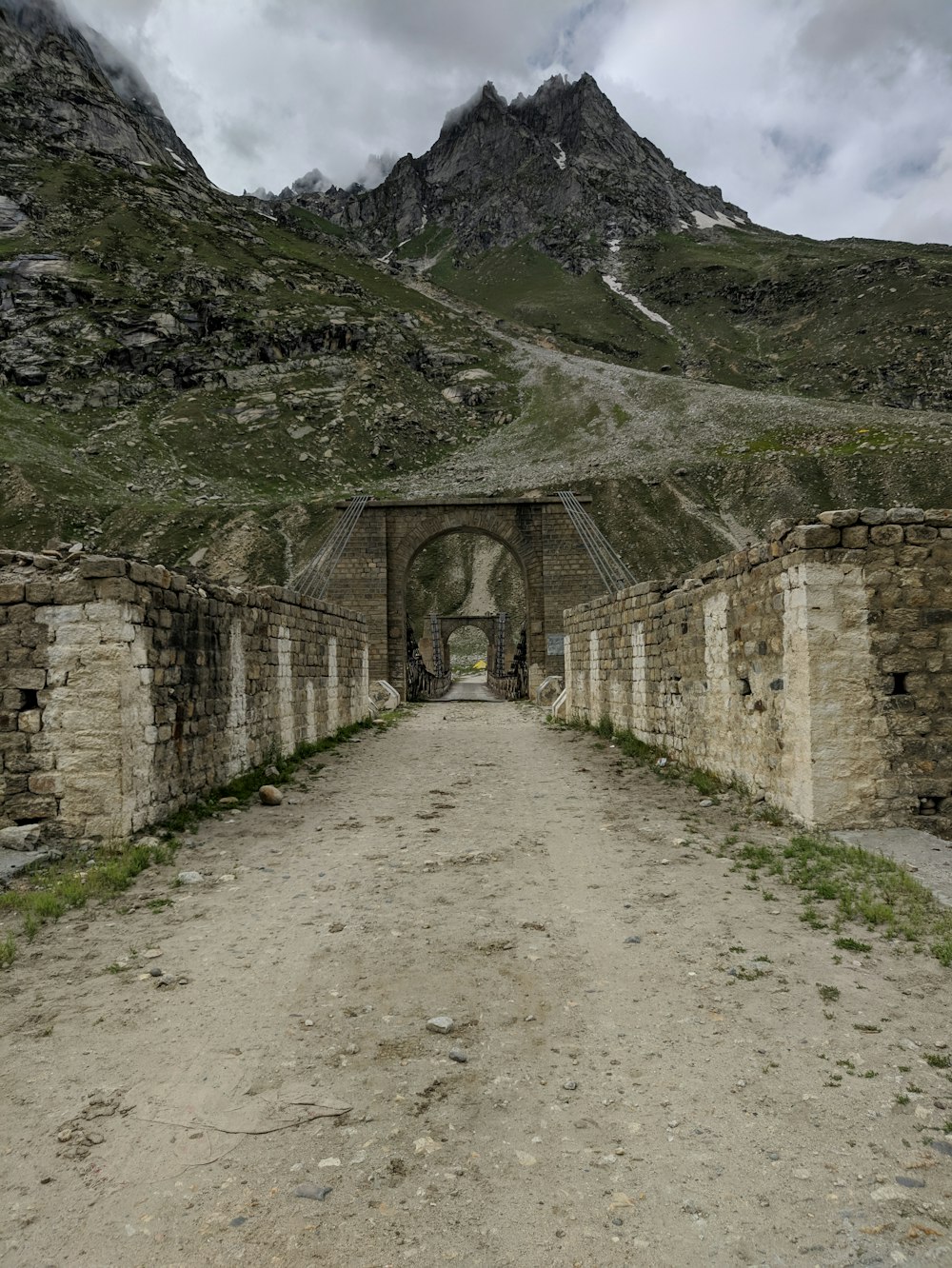 pathway towards mountain