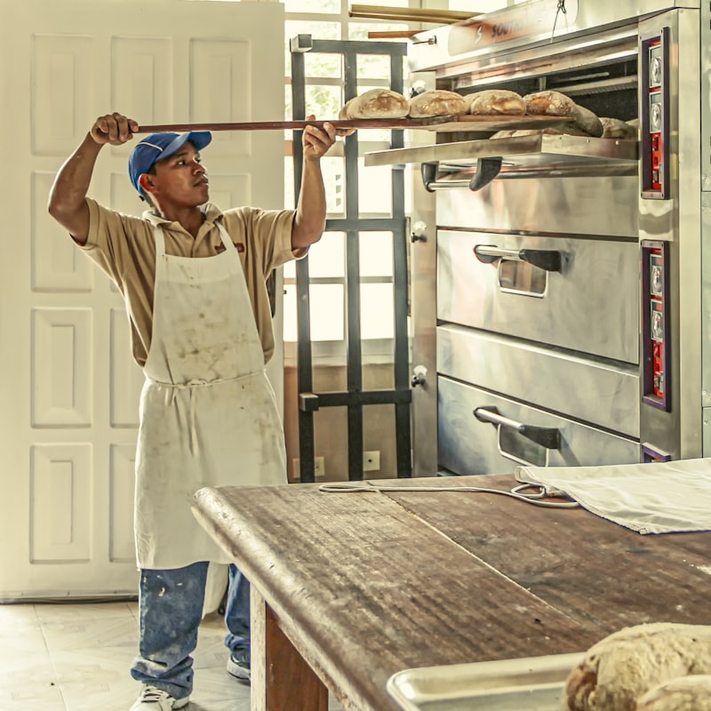 man wearing white apron diy gifts for dad