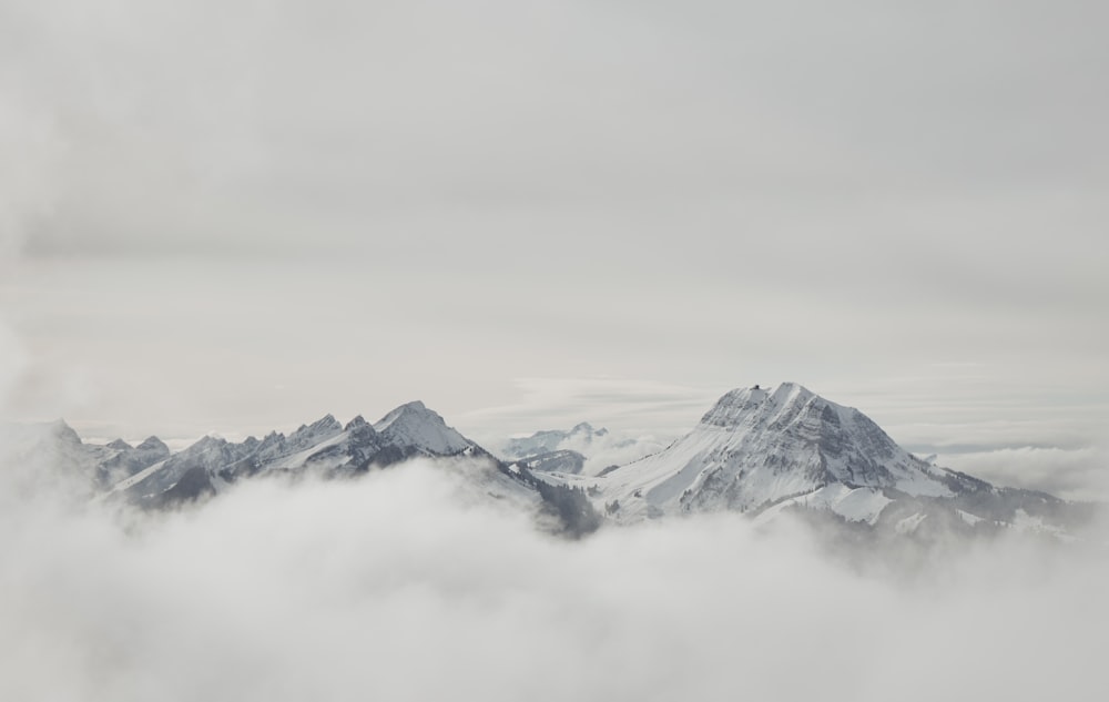 snow capped mountain