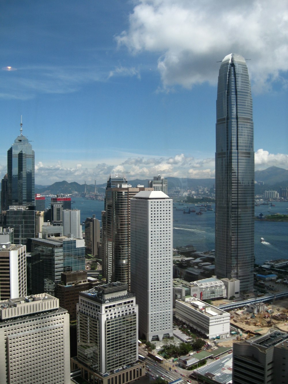 bird's eye view photography of high-rise buildings