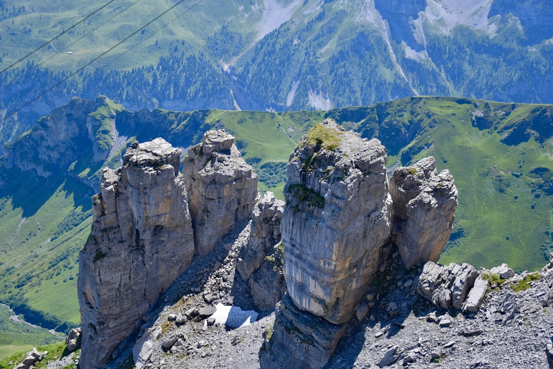 aerial photography of mountain range during daytime