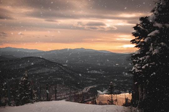 high angle photo of mountain in Orford Canada