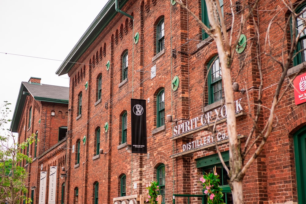 red brick building at daytime