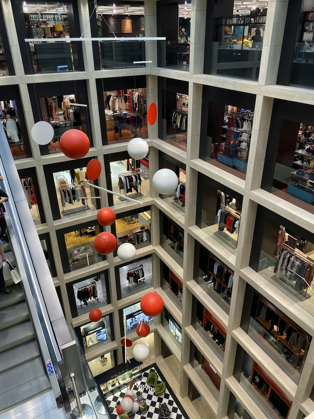 red and white balloons during daytime