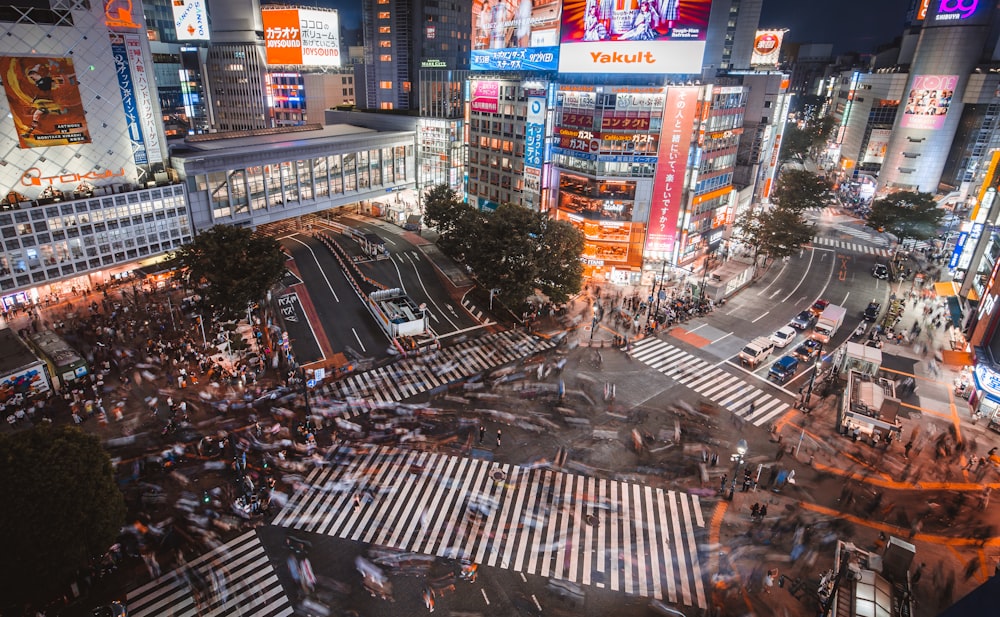 都市の航空写真