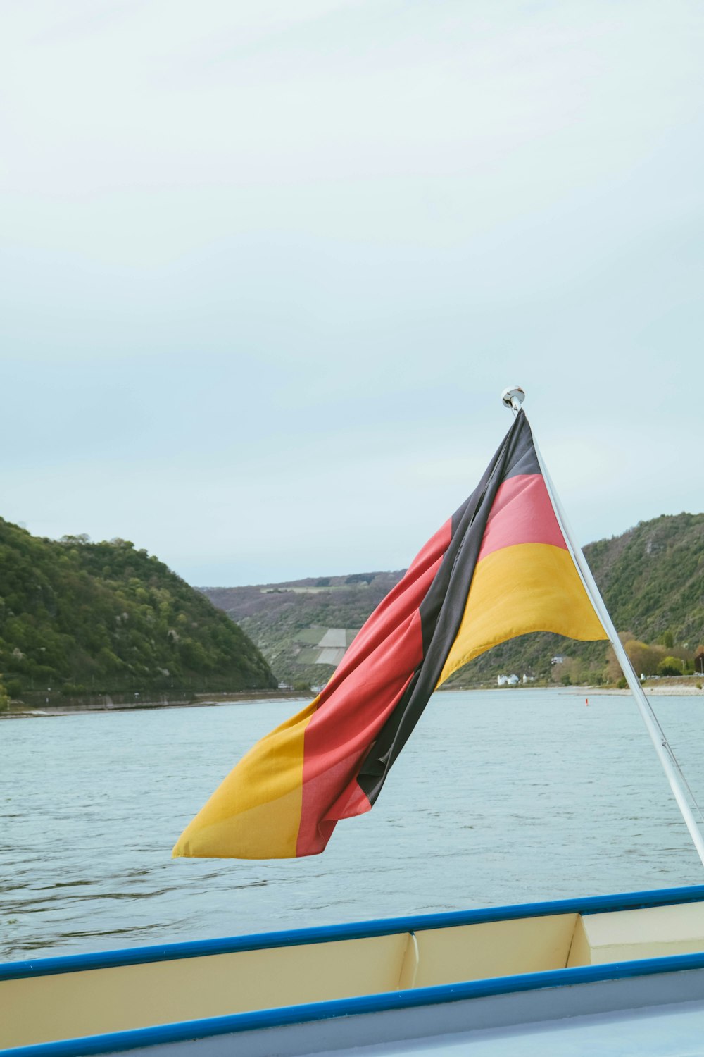 shallow focus photo of Germany flag