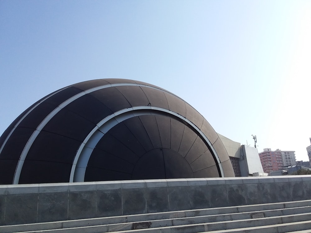 black dome building during day