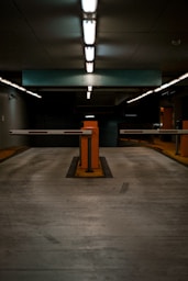 railing covering a road