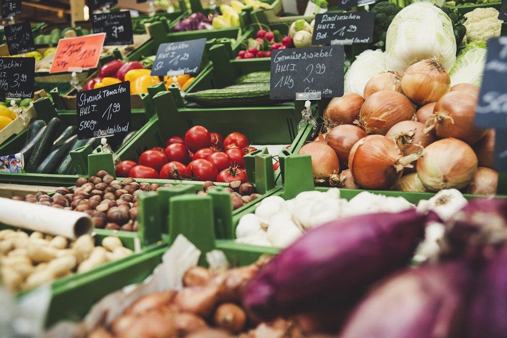 assorted fruits and vegetables