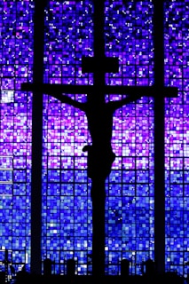 silhouette of crucifix