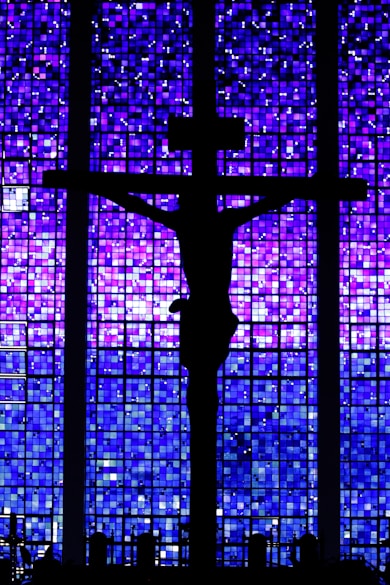 silhouette of crucifix