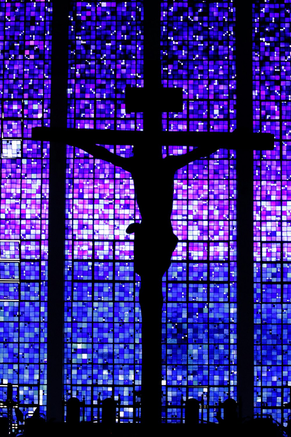 Silhouette de crucifix