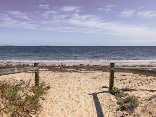 white sand beach in Fremantle WA Australia