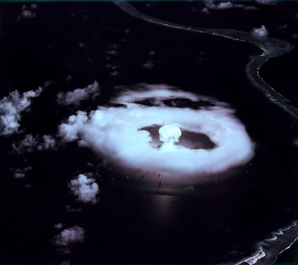 First Atom Bomb explosion at Bikini