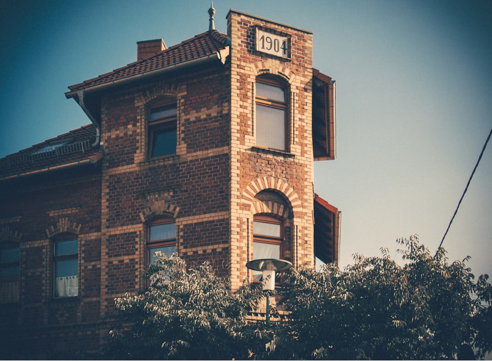 brown brick house