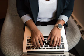 man using MacBook Pro