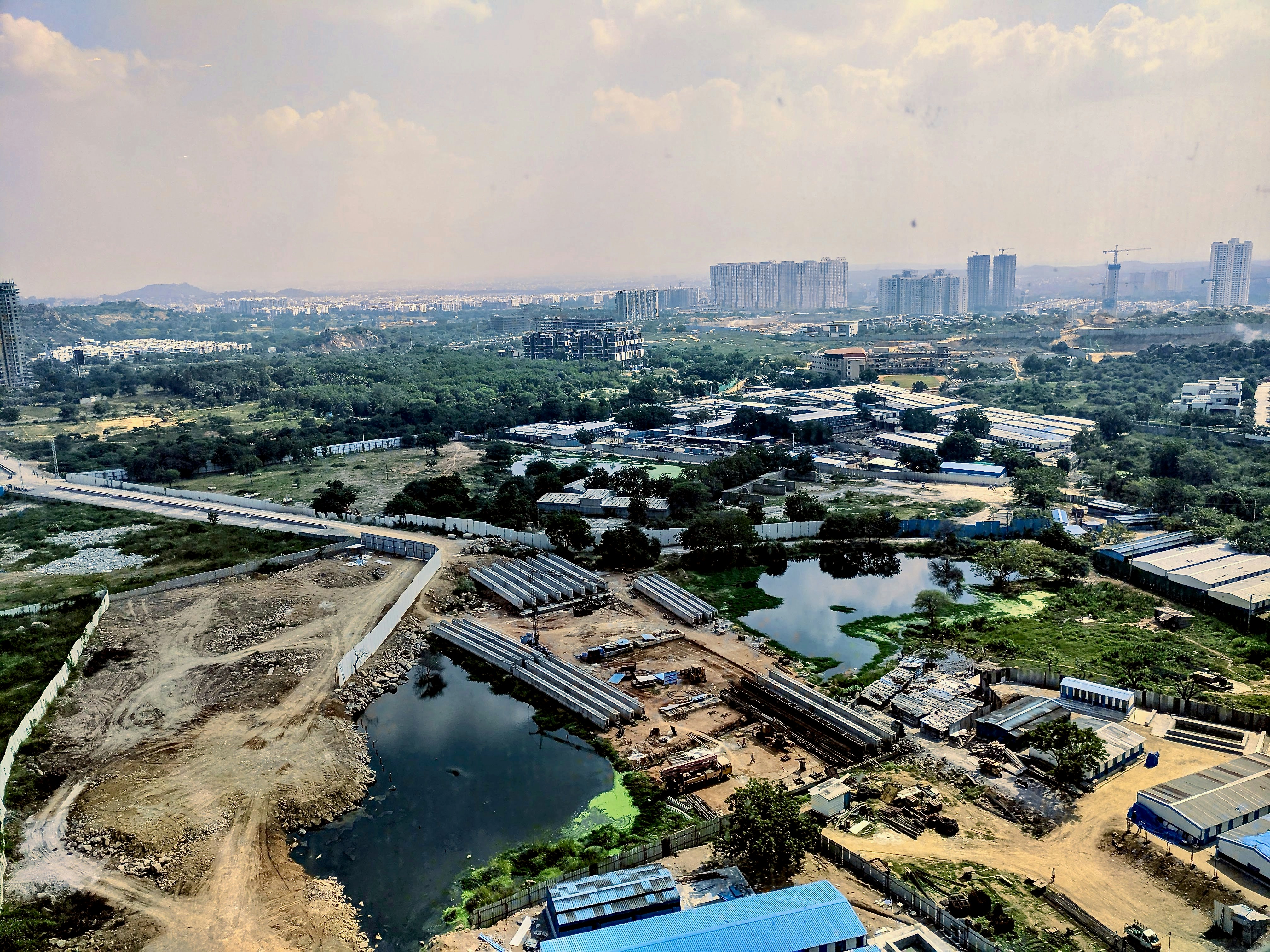 Cochin Skyline overlooking the SEZ, the spot for IMMCO's new office space
