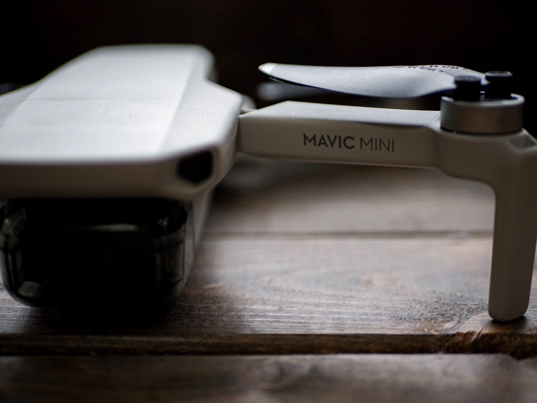 white Mavic Mini quadcopter