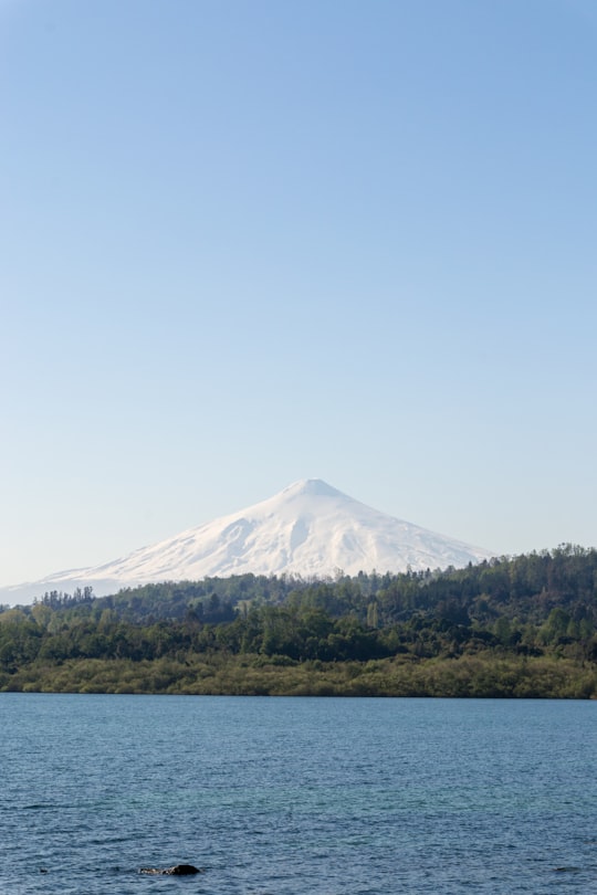 white mountain near trees in Villarrica Chile