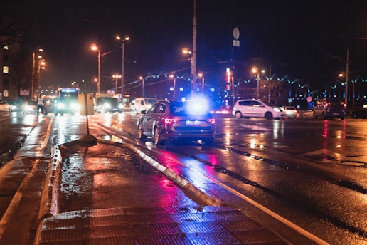 gray SUV on asphalt road