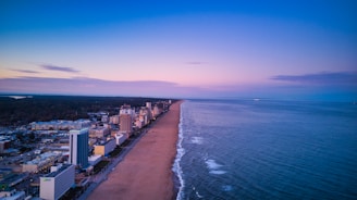 seashore skyline scenery