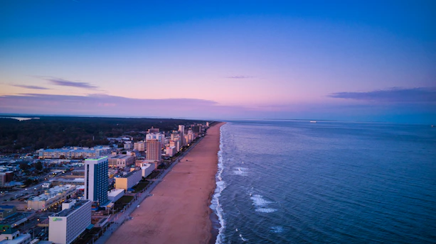seashore skyline scenery