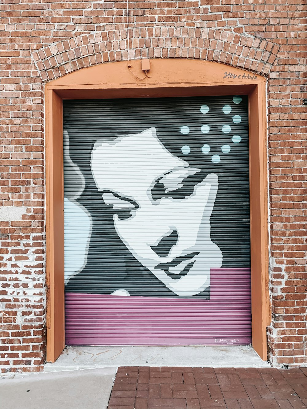 graffiti wall art on shutter door