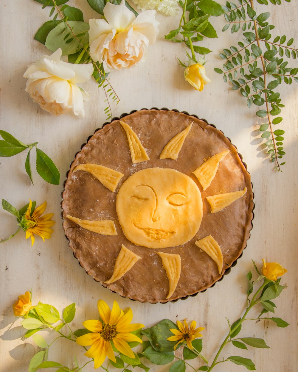 baked sun pie