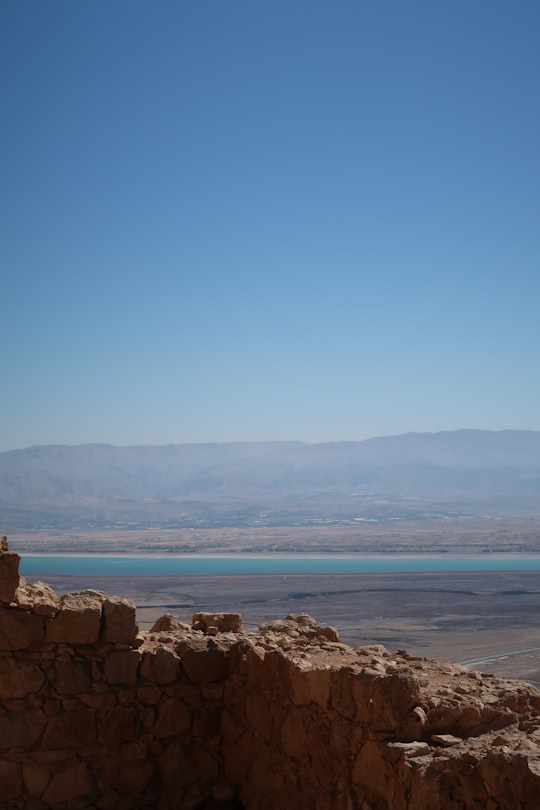 beach in Masada National Park Israel