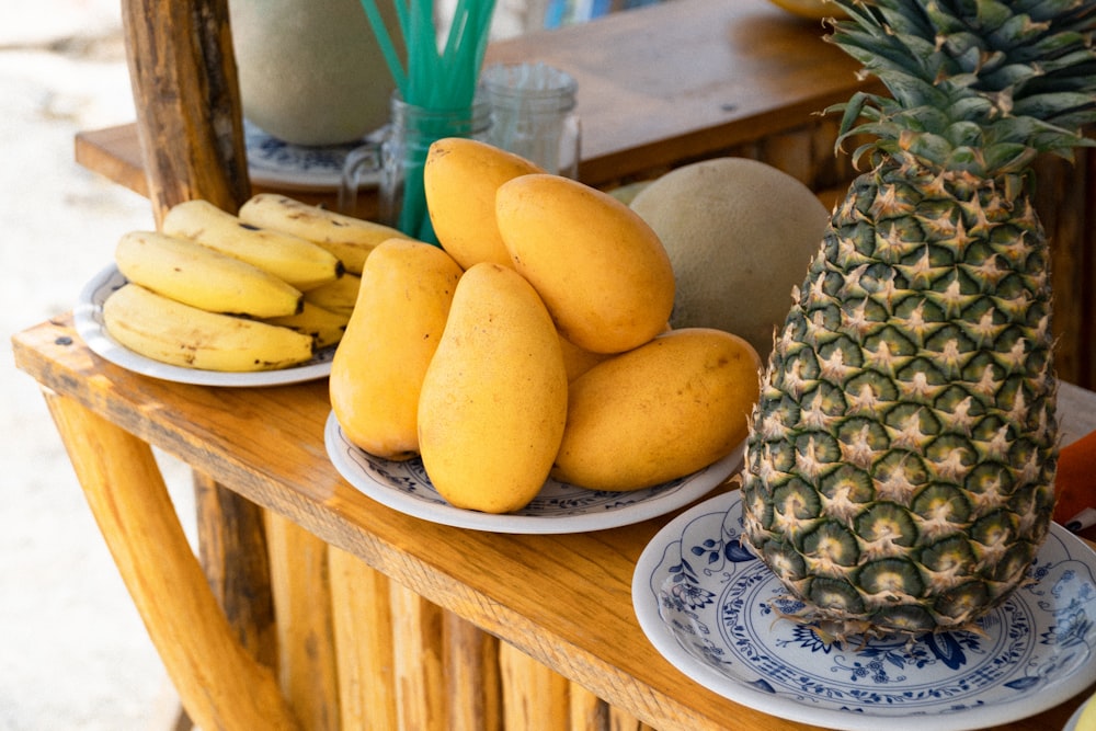 plate of fruits