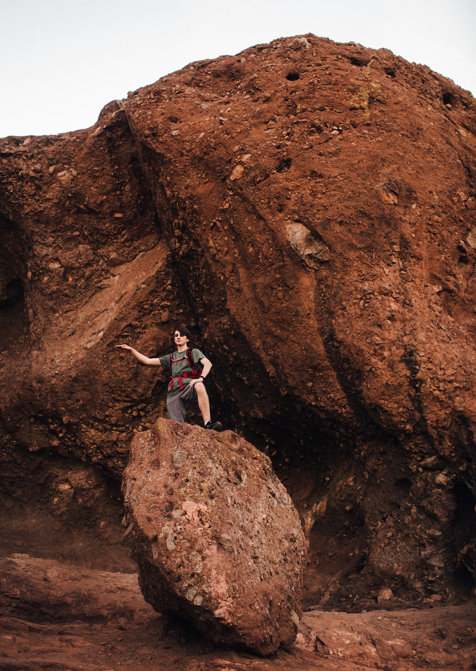 Nikon D750 + Nikon AF-S Nikkor 35mm F1.4G sample photo. Woman standing on rock photography