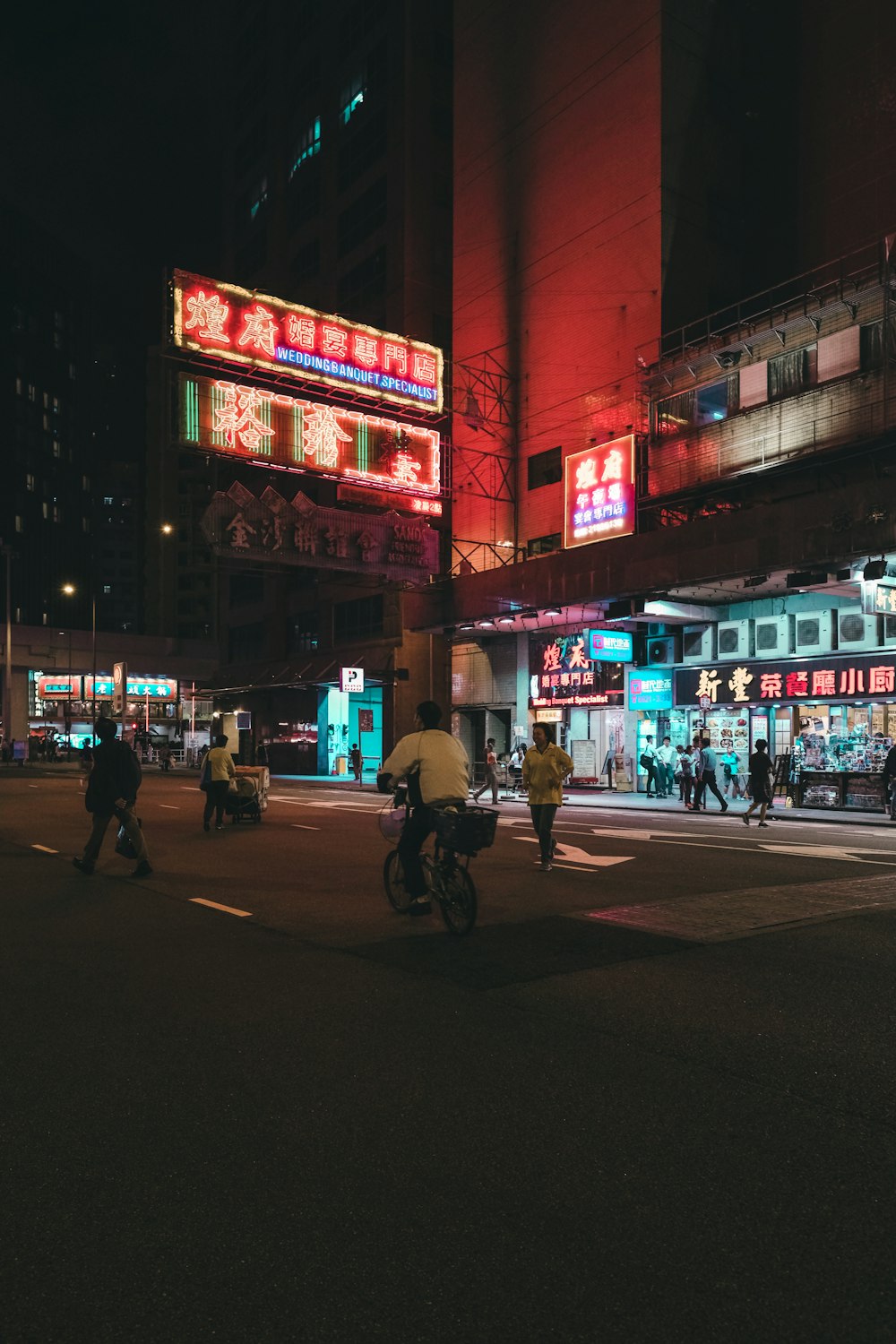 people walking on street