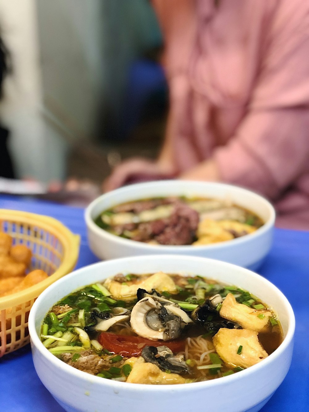 stewed food in round white ceramic bowl