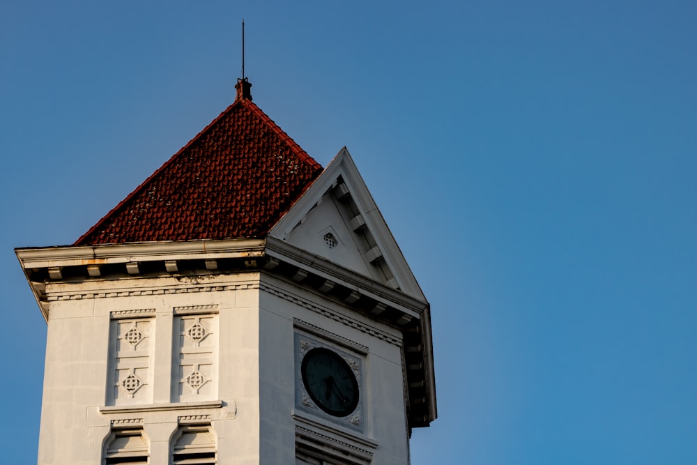 white and red tower building