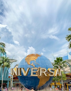 Universal Studio under white sky