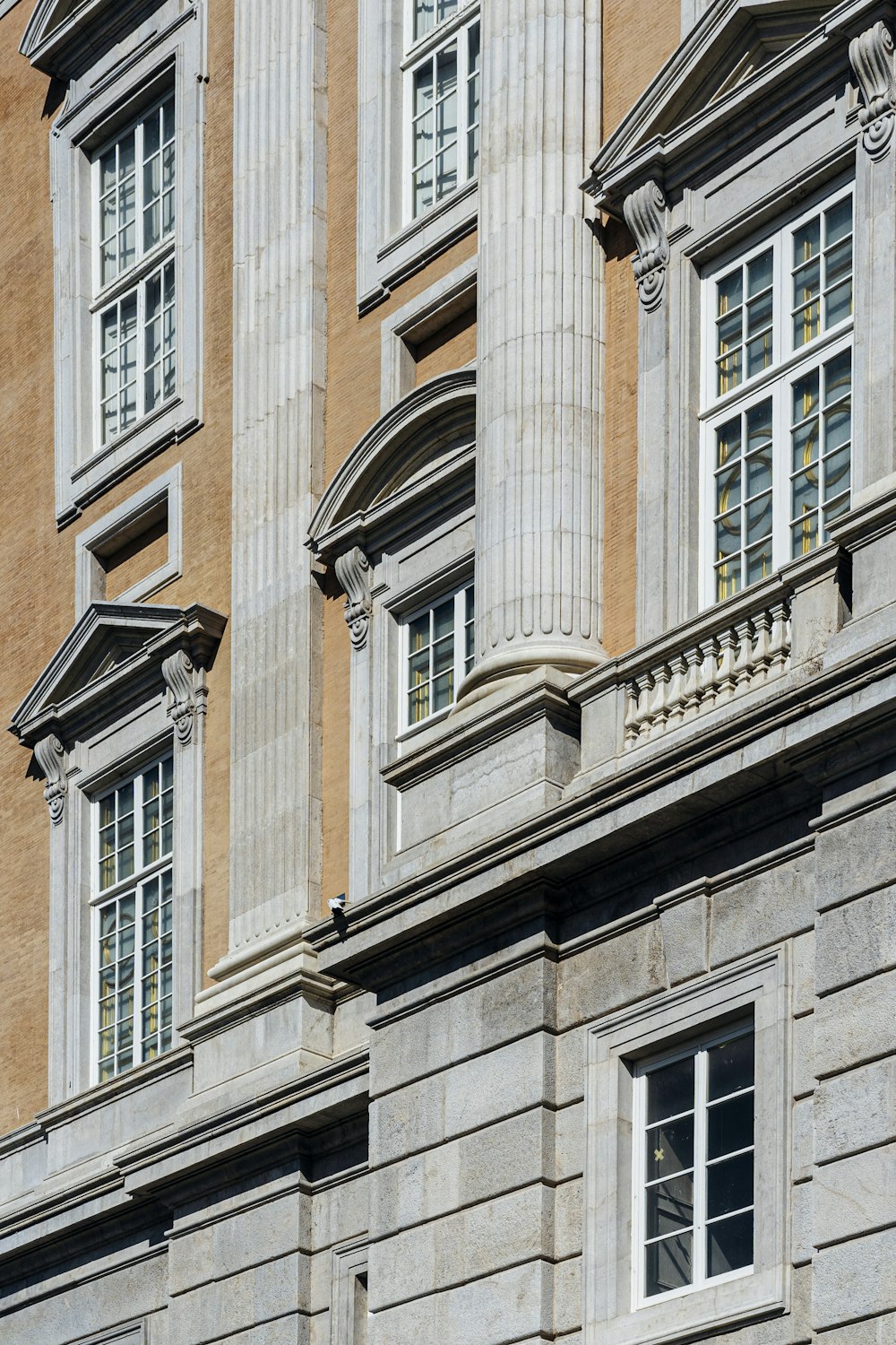 brown and grey building