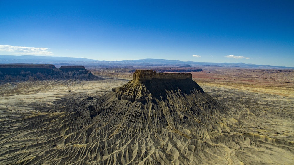 brown rock formation