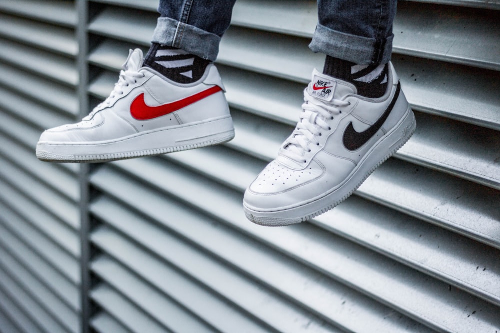 White-and-black Nike Air Force 1 sneakers photo – Free Shoe Image on  Unsplash