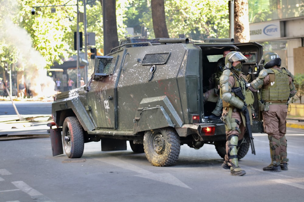 police officers on road