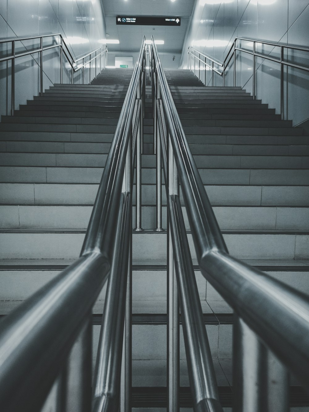 subway stairs