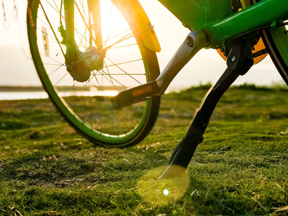 green bike