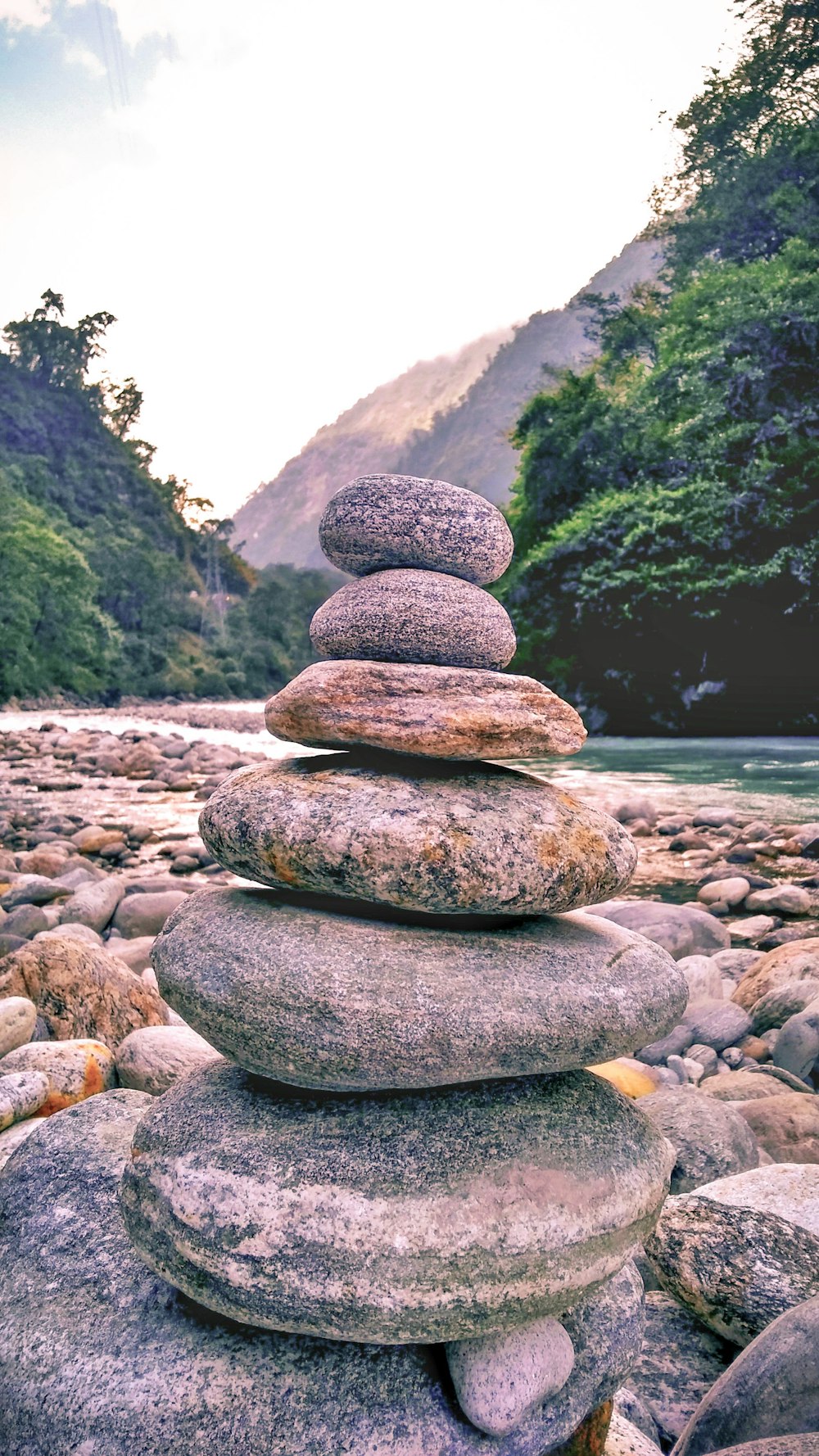 cairn on rock