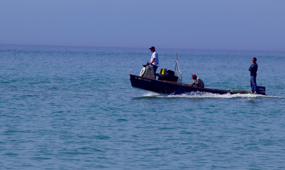 men on boat