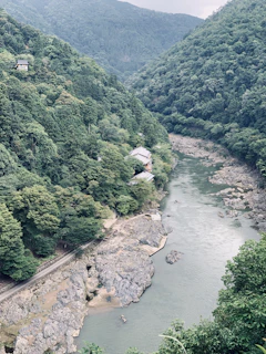The picturesque Alzette River winding through the green valleys of Luxembourg.