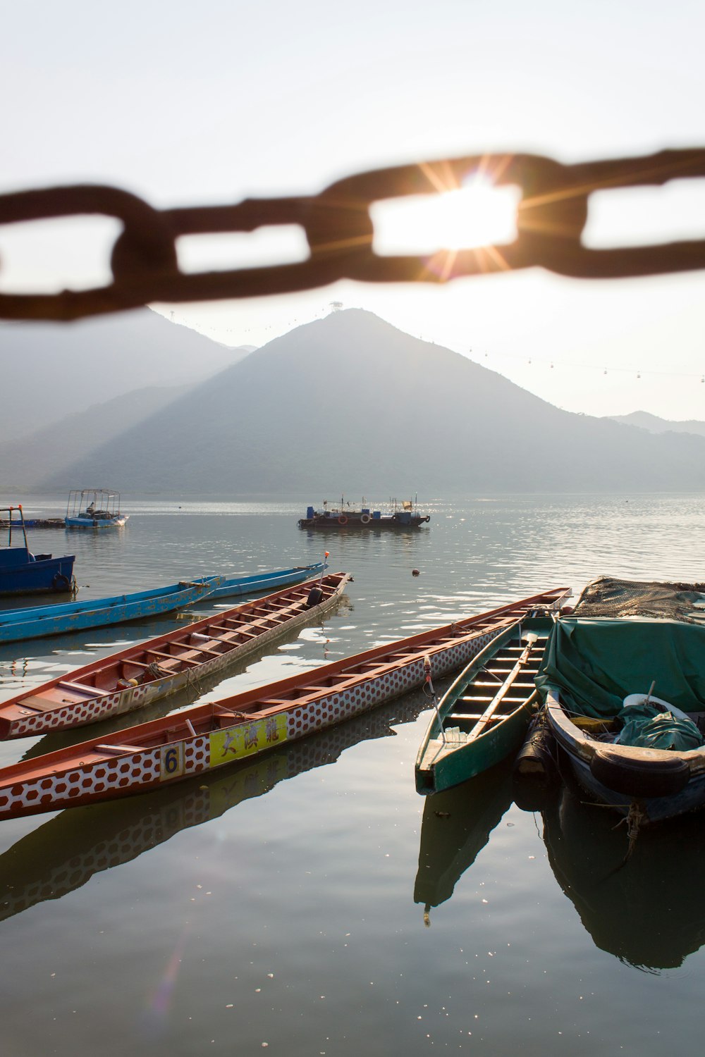 boats docked during day