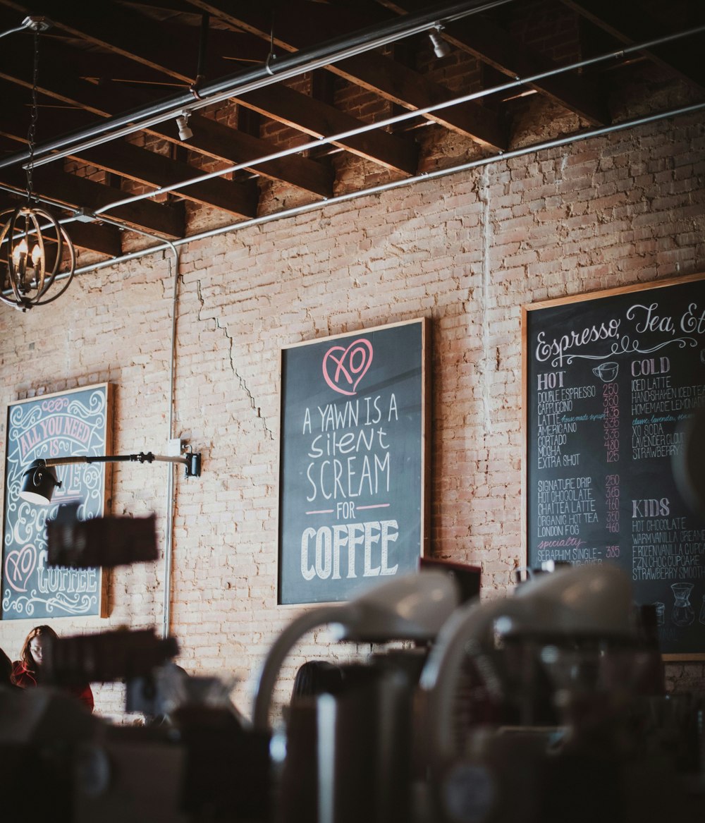 coffee signage