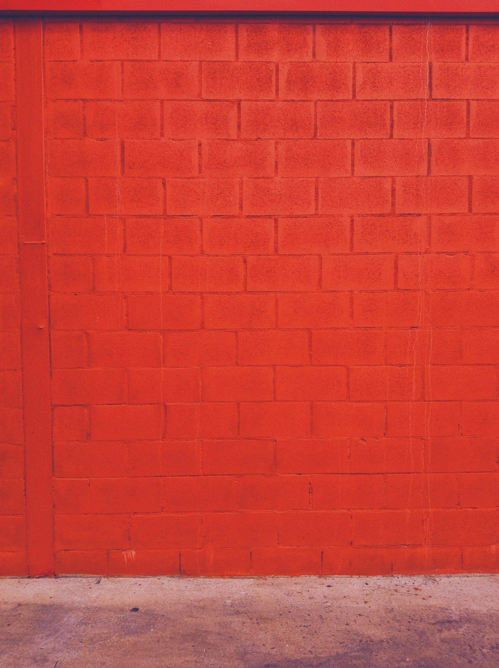 mur de briques rouges