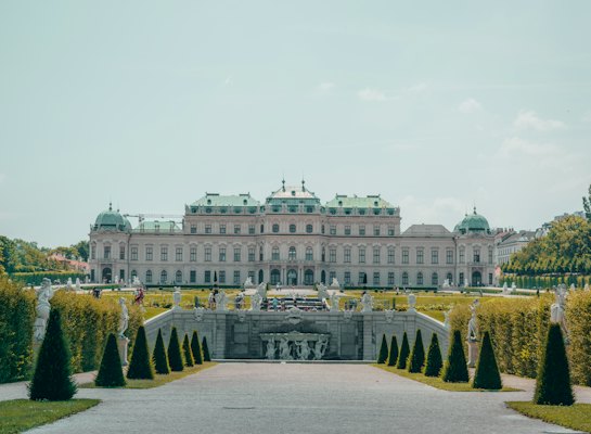 White palace during daytime — Vienna, Austria